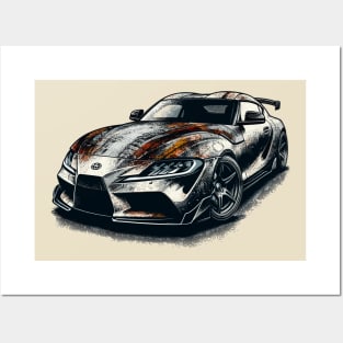 Toyota Supra Posters and Art